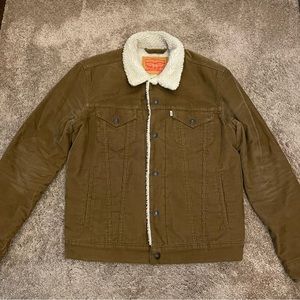 Levi’s Corduroy Sherpa Trucker Jacket